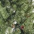 Елка новогодняя напольная, 180 см, Лена, ель, зеленая, хвоя ПВХ пленка, с шишками, J04 - фото 2