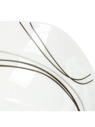 Салатник стеклокерамика, квадратный, 20х6.5 см, 1.2 л, Токио, Daniks, FFW-90-K1306-2/NFW90T