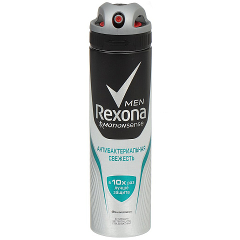 Дезодорант Rexona, Антибактериальная свежесть, для мужчин, спрей, 150 мл