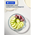 Контейнер пищевой жаропрочное стекло, 0.95 л, круглый, с крышкой, Daniks, HSFR-950F - фото 13