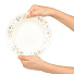 Тарелка суповая, керамика, 20 см, круглая, Веточка, Кубаньфарфор, 055/7 - фото 4