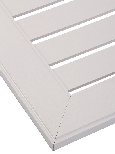 Экран для радиатора, МДФ, 1200х600 мм, прямоугольный, серый DE LUXE, реечный, Стильный Дом