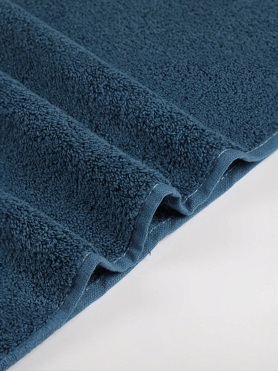 Полотенце банное 50х90 см, 100% хлопок, 550 г/м2, Фелиция, Silvano, синее, Узбекистан