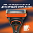 Набор подарочный для мужчин, Gillette, Fusion, станок для бритья c 1 кассетой+гель для бритья для чувствительной кожи 200мл - фото 5