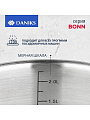 Кастрюля нержавеющая сталь, 2.5 л, крышка стекло, Daniks, Бонн, GS-01319-18CA, индукция - фото 6