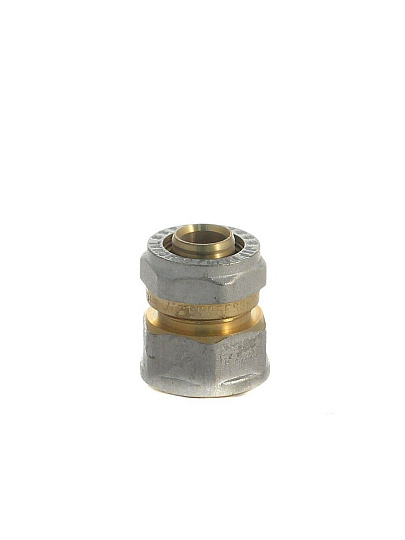 Металлопластиковая муфта d20х3/4&quot;, с цангой и гайкой, Frap, F305.2005