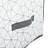 Кофр для подушек и одеял, 1 секция, с крышкой, складной, 60х50х35 см, спанбонд, с молнией, с ручкой, с прозрачным окном, Vetta, Валери, 457-618 - фото 3