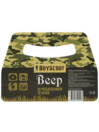 Веер для раздувания огня картон, Boyscout, 61440