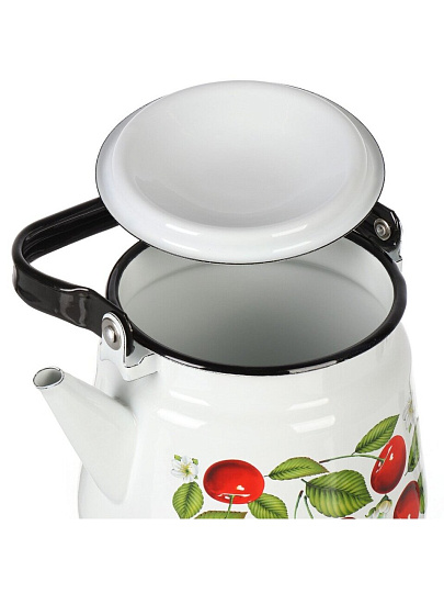 Чайник сталь, эмалированное покрытие, 3.5 л, СтальЭмаль, индукция, в ассортименте, 1с26с