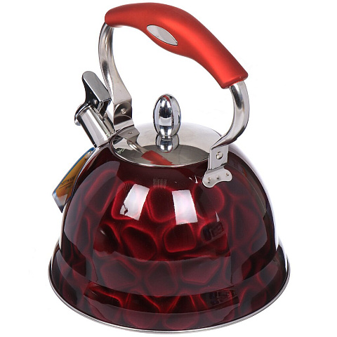 Чайник из нержавеющей стали Webber ВЕ-573/1 со свистком, 3 л
