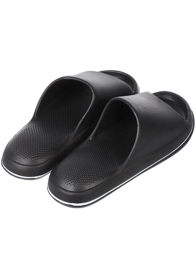 Тапки для женщин, черные, р. 38-39, открытые, Инь-Янь, A210131