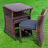 Мебель садовая Джессика, стол, 50х66х72 см, 2 кресла, подушка, 50х50х68 см, C010070 - фото 12