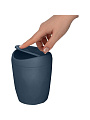 Контейнер для мусора пластик, 1 л, плавающая крышка, космический серый, Keeplex, Light, KL500310026 - фото 2