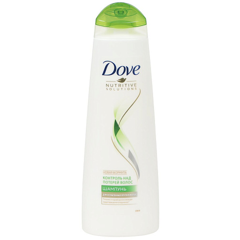 Шампунь Dove, Hair Therapy Контроль над потерей волос, против выпадения волос, 380 мл