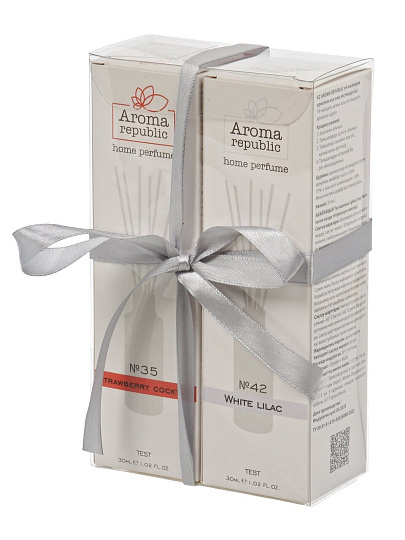 Аромадиффузор Aroma republic, 30 мл, White Edition №4, 2 шт, 93848