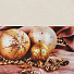 Скатерть 145х180 см, 100% хлопок, 200 г/м2, Новогодние украшения, бежевая, AI-2005024 - фото 3