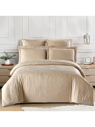 Постельное белье 2-спальное, простыня 230х250 см, 2 наволочки 70х70 см, 2 наволочки 50х70 см, пододеяльник 180х210 см, Cleo, жаккард, коллекция Tencel Jacquard, 21/018-TJ