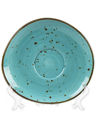 Чайная пара фарфор, 2 предмета, на 1 персону, 250 мл, Horeca, Бирюза, 206-55008