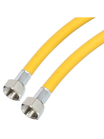 Подводка для газа 1/2''х0.8 м, г-г, ПВХ, Tuboflex