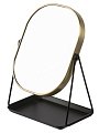 Зеркало настольное, 28х20.5 см, с подставкой, бронза/черное, Y4-11335 - фото 3