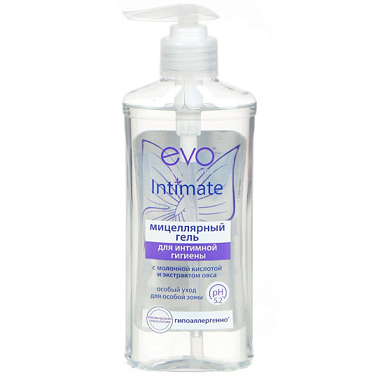 Мицеллярный гель для интимной гигиены 275 мл, Evo, Intimate