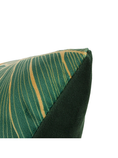 Наволочка декоративная Зеленые листья, 100% полиэстер, 40 х 40 см