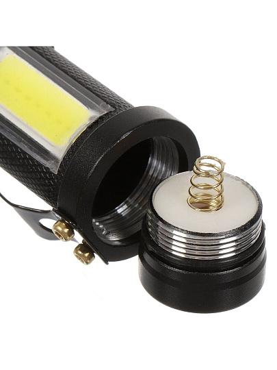 Фонарь Camelion, LED51531, алюминий, 4 режима, XPE+COB, ZOOM, 1XLR6, блистер, 14533