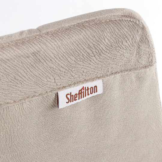 Стул лунный камень/черный муар/золото, прямоугольный, микровелюр, на шурупах, Sheffilton, SHT-ST29-С1/S95-1, СТ-584