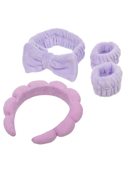 Набор повязок для умывания, 4 предмета, в ассортименте, Y4-11519