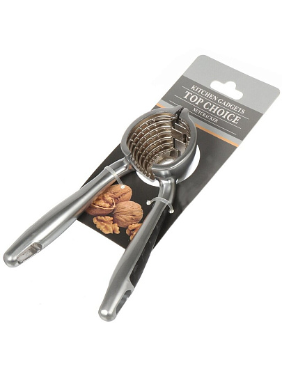 Орехокол металл, 15х5х8 см, навеска, серебристо-черный, Y4-9563