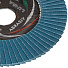 Круг лепестковый торцевой КЛТ2 для УШМ, LugaAbrasiv, диаметр 125 мм, посадочный диаметр 22 мм, зерн ZK80, шлифовальный - фото 3