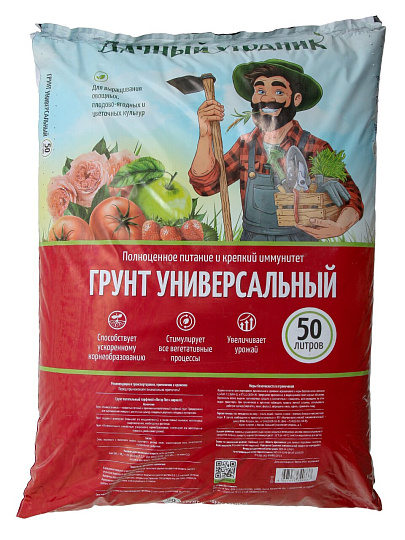 Грунт Универсальный, Дачный угодник, 50л Peter Peat