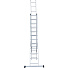 Лестница приставная, 3 секции, 12 ступеней, алюминий, 3 м, 150 кг, Новая высота, NV 1230, 1230312 - фото 13