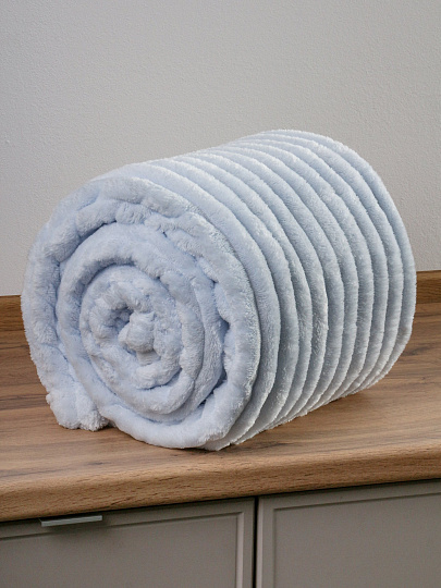 Плед 2-сп, 180х200 см, 280 г/м2, микрофибра, 100%пэ, Silvano, Милан, лед