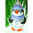 Елочное украшение Елочка, Пингвин, белое, 8 см, стекло, С851 - фото 2