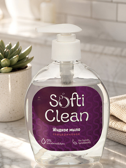 Мыло жидкое Softi Clean, 300 мл, глицериновое