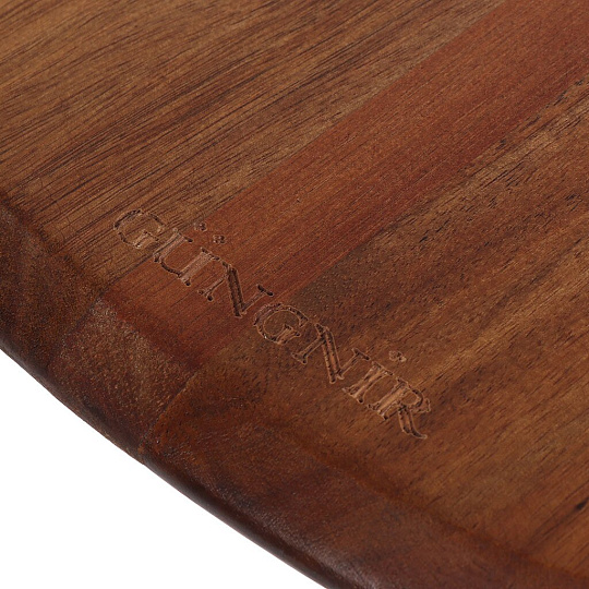 Доска разделочная акация, 36х26.5х1.8 см, с ручкой, Gungnir, GR-CB-14