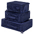 Органайзер для чемодана, полиэстер, дорожный, 7 предметов, темно-синий, Y4-7856 - фото 7