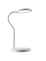 Светильник настольный сенсорное включение, 6 Вт, белый, абажур белый, Uniel, TLD-553 White, UL-00003338