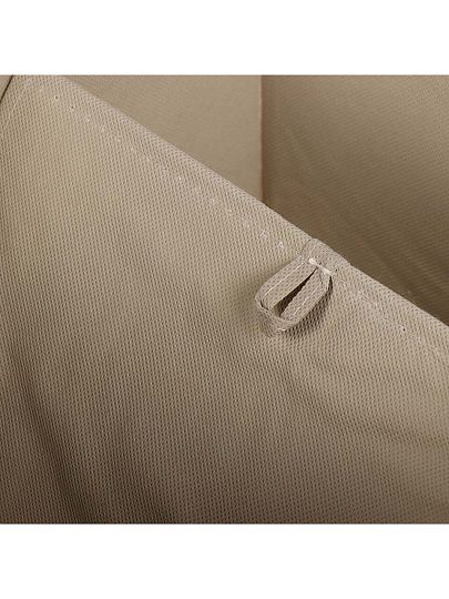 Коробка для хранения, 30х30х30 см, бежевая, Листья, UC-217