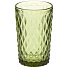 Набор стаканов 300 мл, стекло, 6 шт, Ромб, зеленый - фото 2