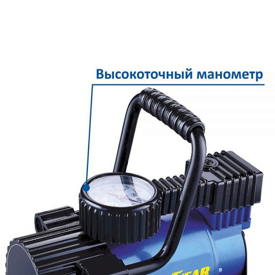 Компрессор автомобильный Goodyear, GY-30L, 30 л/мин, 12 В, 7 атм, 156 Вт, к прикуривателю, со съемной ручкой, сумка, GY000101