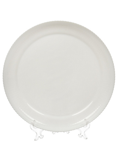 Тарелка обеденная, стеклокерамика, 25 см, круглая, Жемчужина, МФК, DKP100