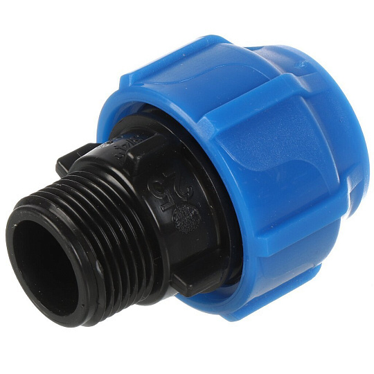 ПНД муфта d25х3/4", наружная резьба, Spektr