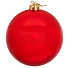 Елочный шар красный, 15 см, пластик, SYQA-0122357 - фото 2