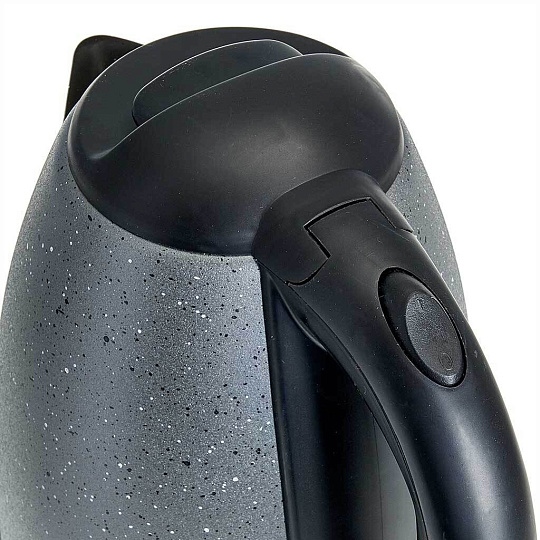 Чайник электрический Аксинья, КС-1008, серый, 1.8 л, 1500 Вт, скрытый нагревательный элемент, нержавеющая сталь