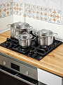 Кастрюля нержавеющая сталь, 1.8 л, крышка стекло, Daniks, Бонн, GS-01319-16CA, индукция - фото 10