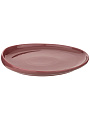 Тарелка обеденная, фарфор, 27х25 см, овальная, Fusion, Bronco, 263-1000, брусничная - фото 2