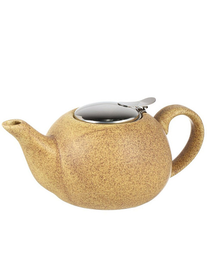Чайник заварочный керамика, 0.75 л, с ситечком, Elrington, Феличита, 109-06018, терракотовый