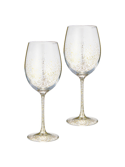 Бокал для вина, 560 мл, стекло, 2 шт, Lefard, Sparkles, 685-124